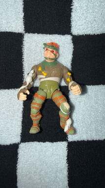 Vintage 1989 TMNT Rat King Action Figure Loose Incomplete